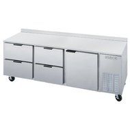 Beverage-Air WTRD72AY-4 Worktop Refrigerator with Drawers Wtrd 29&quot;D