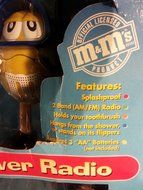 M&amp;Ms M&amp;M M &amp; M Shower Radio Scuba Diver AM FM