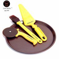 N J Z Y Pizza Making Kit 4-Piece Pizza Pro Set N7
