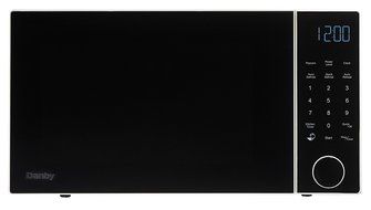 Danby DMW11A4SDB 1.1 Cubic Feet Nouveau Wave Microwave, Silver N2
