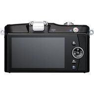 Olympus PEN E-PM1 12.3MP Interchangeable Camera with CMOS Sensor, 3-inch LCD and 14-42mm II Lens (Black) (Old... N8