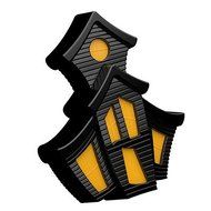 SpinningLeaf Haunted House Sandwich Cookie Mold N3