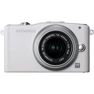 Olympus PEN E-PM1 12.3MP Interchangeable Camera with CMOS Sensor, 3-inch LCD and 14-42mm II Lens (Black) (Old... N10