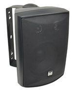 Dual LU53PB 125 Watt 3-way Indoor/Outdoor Speakers in Black (Pair) N11