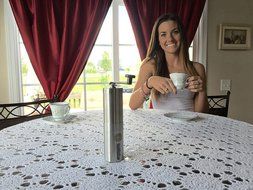 Simply Cafe Manual Coffee Grinder Premium Quality Best Coffee Grinder - Great Gift Ideas BONUS FREE Coffee Grinder...