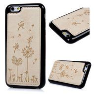 iPhone 6S Case,iPhone 6 Case (4.7") - Slim Fit Shock-Absorption Soft TPU Rubber Gel Bumper Vintage Embossed Dandelions...