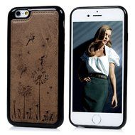 iPhone 6S Case,iPhone 6 Case (4.7") - Slim Fit Shock-Absorption Soft TPU Rubber Gel Bumper Vintage Embossed Dandelions... N4