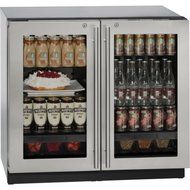 U-Line U3036RRGLS13B 6.9 cu. ft. Capacity 36" Modular 3000 Series Built In Full Size Beverage Center in Stainless... N2