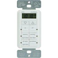 New GE 25055 TouchSmart In-Wall Digital Timer with 6 Pushbuttons