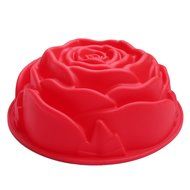 Silicone Bakeware Big Cake Mold With 4 Differet Designs Rose Round Shape Flower Crown Design Pastry Mold Cake... N2