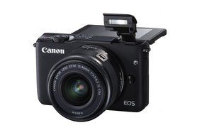 Canon EOS M10 with EF-M 15-45mm Image Stabilization STM Lens, 16GB Memory Card, Tripod and Bag N8