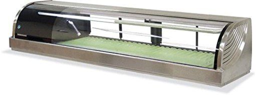 Hoshizaki HNC-150BA-L-S 60&quot; Countertop Refrigerated Display Case with 2.01 cu. ft. Capacity NSF Approved Thermometer...