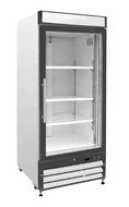 MVP Group KGF-23 23 cu. ft. Single Glass Door Freezer, Black