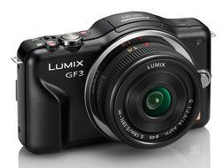 Panasonic Lumix DMC-GF3CK Kit 12.1 MP Digital Camera with 14mm Pancake Lens N8