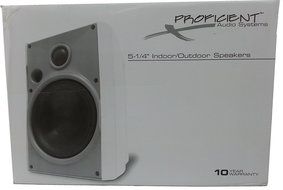 Proficient Audio Systems AW525BLK 5.25-Inch Indoor/Outdoor Speakers (Black) (Discontinued by Manufacturer)