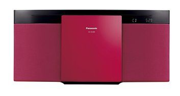 Panasonic compact stereo system Bluetooth-enabled SC-HC295-R (Red)