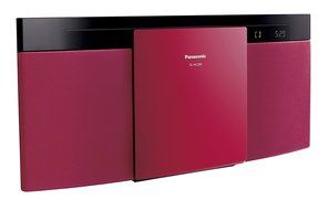 Panasonic compact stereo system Bluetooth-enabled SC-HC295-R (Red) N2