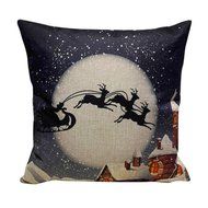 Pillow Cover,Haoricu Vintage Christmas Decor Sofa Bed Home Pillow Case Cushion Cover (7) N3