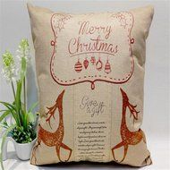 Pillow Cover,Haoricu Vintage Christmas Decor Sofa Bed Home Pillow Case Cushion Cover (7) N5