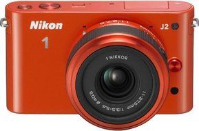 Nikon 1 J2 10.1 MP HD Camera with 11-27.5mm f/3.5-5.6 Lens (Orange)