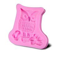 Owl Shaped Food Grade Silicone Mold by uGen! Soap Ice Cake Mold. Sugarcraft Tool. Chocolate Candy Fondant Press...