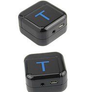 3.5mm AUX Stereo Wireless Bluetooth V2.1 Audio Music Transmitter - Black N2