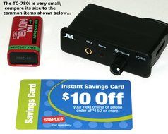 TCC TC-780i Mobile iPod / MP3 Input Booster; AC Adaptor IS included