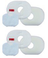 4 Sets Xffv300 Filter for Shark Rocket Foam &amp; Felt Filter Hv300, Hv310 Series, Part # Xffv300 and 1080ftv320