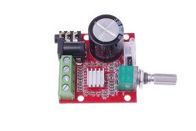 SMAKN&reg; Mini PC Digital Stereo Audio Amplifier Module 10W+10W 2 Channel Power Amp Class-D 12 V DC