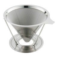 Agile-shop Bracket Coffee Dripper Stainless Steel - Reusable Pour Over Filter Cone - Best For Large Single Serve... N5