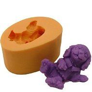 Y&amp;XL&amp;H Dog Animal Baking Fondant Cake Chocolate Candy Mold,L6.5cmW4.5cmH3cm