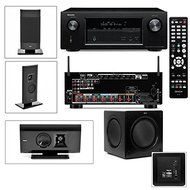 Klipsch Gallery G-12 Flat Panel (3 Each)SW-112-Denon AVR-X2100W 7.2