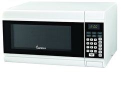 Impecca CM0991W Countertop Microwave Oven 900W Power, White, 0.9 cu. ft.