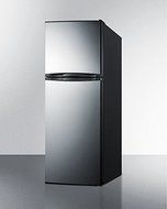 Summit FF1077SS 24" Top Freezer Refrigerator with 9.8 cu. ft. Capacity Frost Free Operation Adjustable Glass Shelves...
