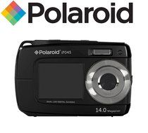 Polaroid 14 MP Waterproof Digital Camera w/ 2.7"+1.8" TFT Dual Display, Colors May Vary N2