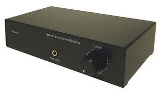 Mini High-Gain Stereo Audio Booster With Volume Control For TV Audio Player Amp