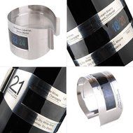 RYBACK Stainless Steel Wine Bottle Thermal Band Thermometer Cuff Style for Kitchen Bar N2