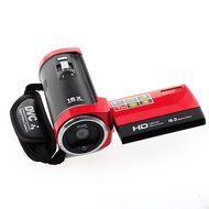 Hitech 16mp Digital Video Camcorder with 16x Zoom and 2.7-Inch TFT LCD Screen Bundle with Silicon Bracelet (Red) N2