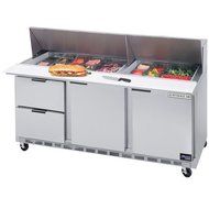 Beverage-Air Commercial Food Prep Tables 72" Sped72-12M-2