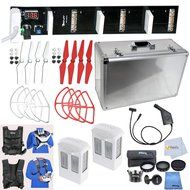 Adventure Mega Accessory Bundle for Phantom 4 Includes 2 DJI Phantom 4 Flight Batteries + Easy Carry Vest + Triple...