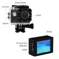 Aicok 4K WIFI Sport Action Camera (32GB Micro SD Card) 170 Degree Wide Angle Lens 2.0&quot; LCD 16MP FHD 1080P Sports... N2