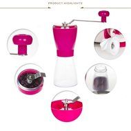 Manual Coffee Grinder Conical Burr Mill for Precision Brewing Brushed Stainless Steel Handheld Ceramc Grinding...