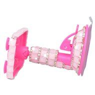 Kaka(tm) Bling Handmade Crystal Rhinestones Portable Rotating Suction Cup Mini Desk Car Mount Clip Stand Holder... N2