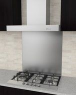 Ancona Rectangle Stainless Steel 450 CFM Wall Mount Range Hood, 30-Inch N2