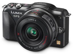 Panasonic DMC-GF5KK 12 MP Mirrorless Digital Camera with 3-Inch Touch Screen and 14-42 Zoom Lens (Black) N12