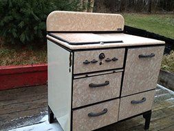 Antique Stove with Porcelin Finish