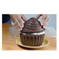 Generic Silicone Jumbo Giant Big Top Birthday Cupcake Cup Cake Mould Bake Baking Maker 3D Mold-79 3pcs N7