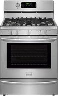 Frigidaire FGGF3060SF 30" Gas Freestanding Range with 5 Burners, Sealed Burner, Warming Drawer, 5 cu.ft. Primary... N2
