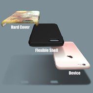 iPhone 6S Case, ZEBEC iPhone 6 Designer Pattern case [Shockproof]-[Dual Layer] Protective Slim Dual Hard Case... N45