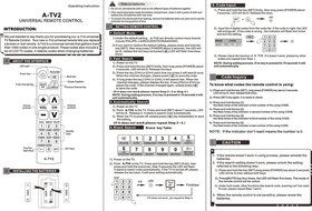Gmatrix Best Big Button Universal Remote Control Vizio Lg Sharp A-tv2, Initial Setting for Lg, Vizio, Zenith,...